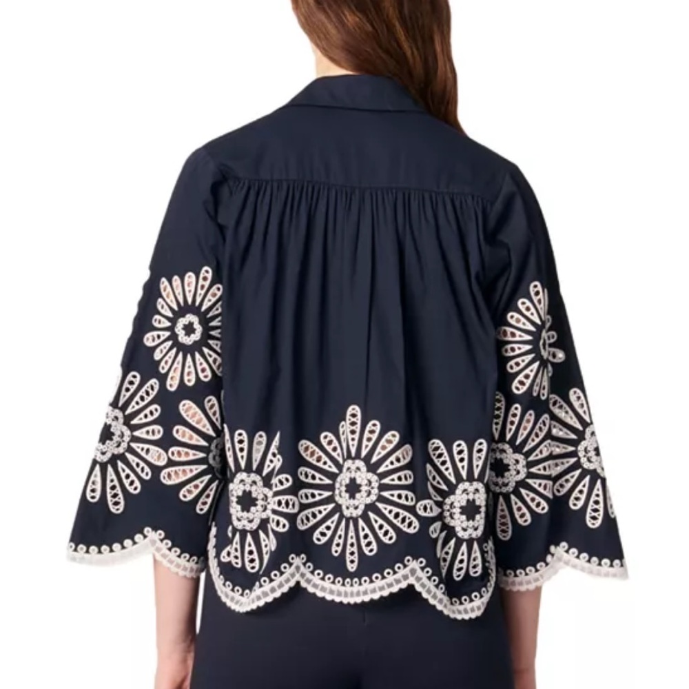 Maje
Crochet Detail Cropped Shirt - Picture 5 of 15